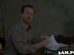 Czech escort giving blowjob before cockriding